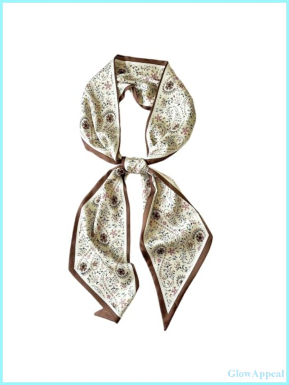 Silk Feeling Satin Hair Scarf Headwrap Neck Tie Lightweight Women Fashion